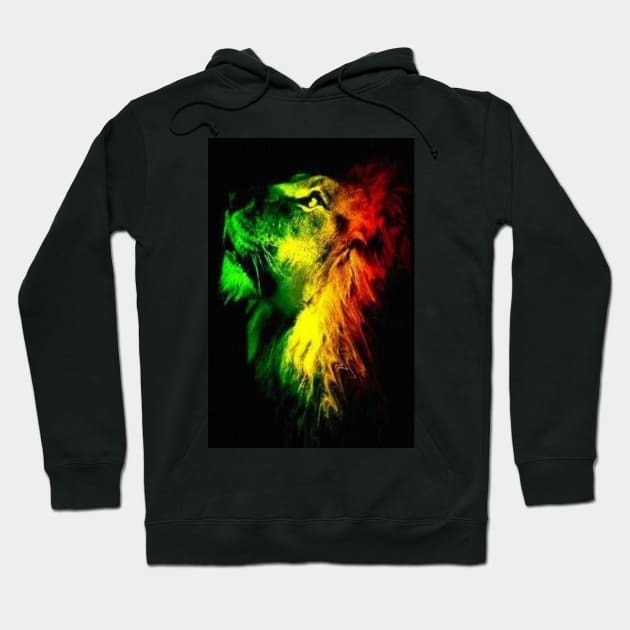 Lion Rasta Hoodie by Thibazy Shop